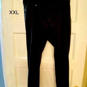 Ruby Ribbon Black leggings jean material XXL